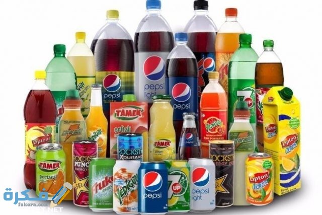 السعرات الحرارية في المشروبات الغازية الغازية