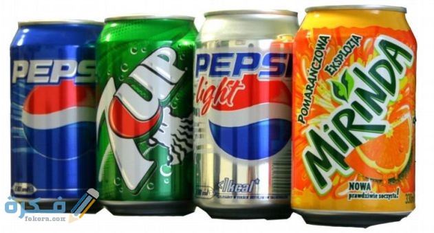 السعرات الحرارية في المشروبات الغازية الغازية